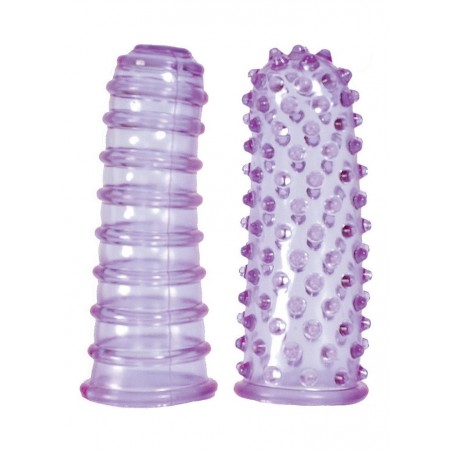 Doigts chinois Lustfingers Soft + Bumpy violet