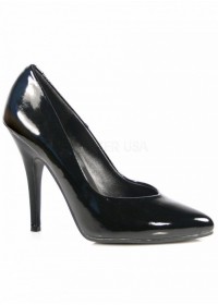 Pleaser Chaussures Escarpins vernis  Grande Taille 41 au 46 noir