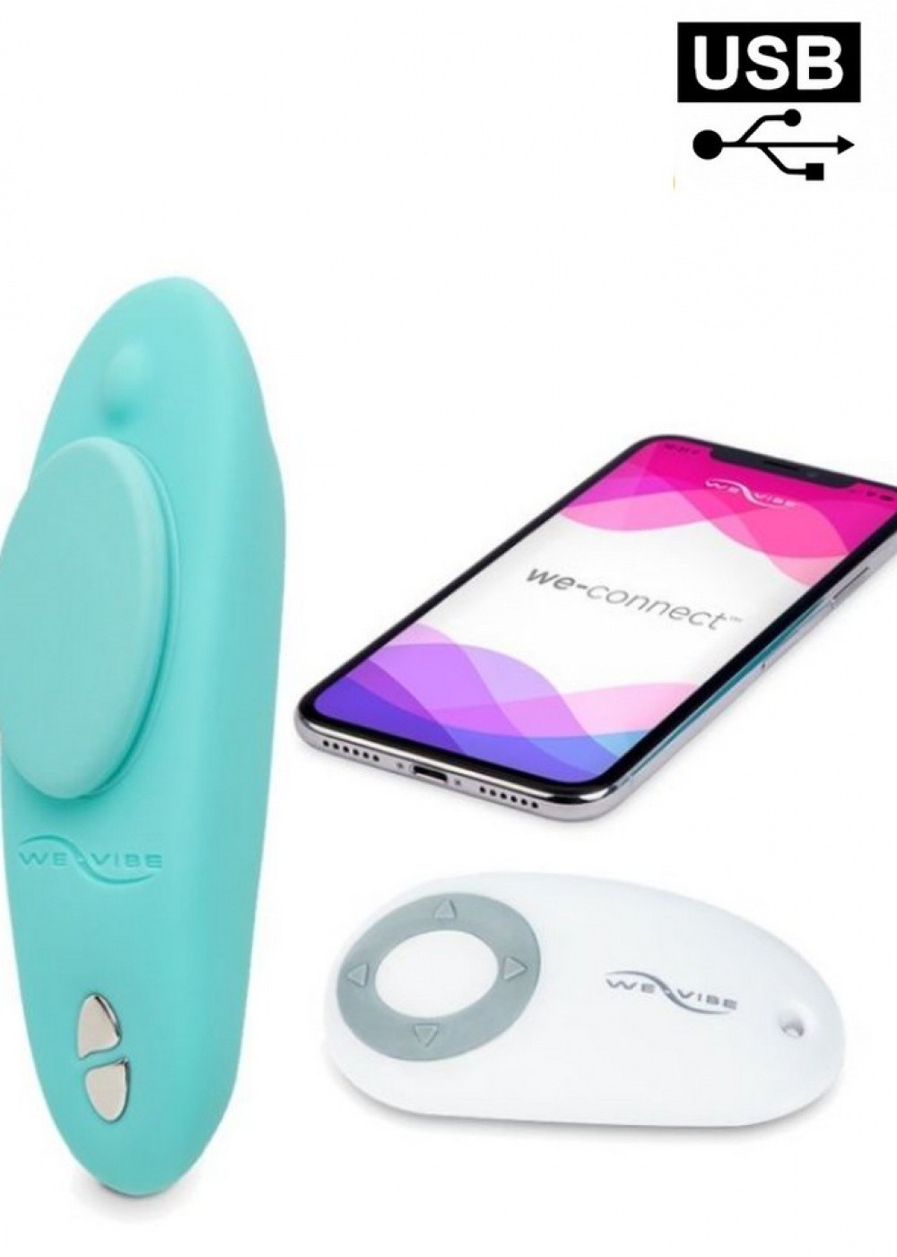 Wevibe Moxie Stimulateur de clitoris Connecté - Rechargeable