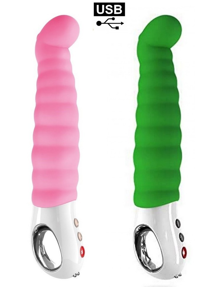 FunFactory Vibromasseur rechargeable Patchy paul vert-rose