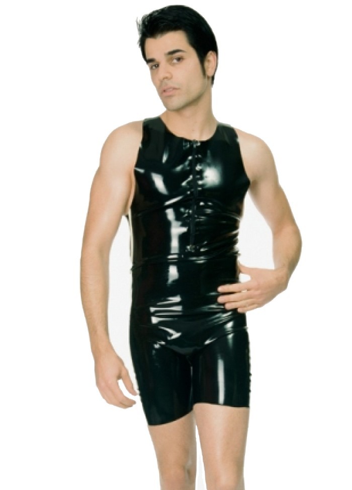 Latexa 3179 Body latex combinette homme noir