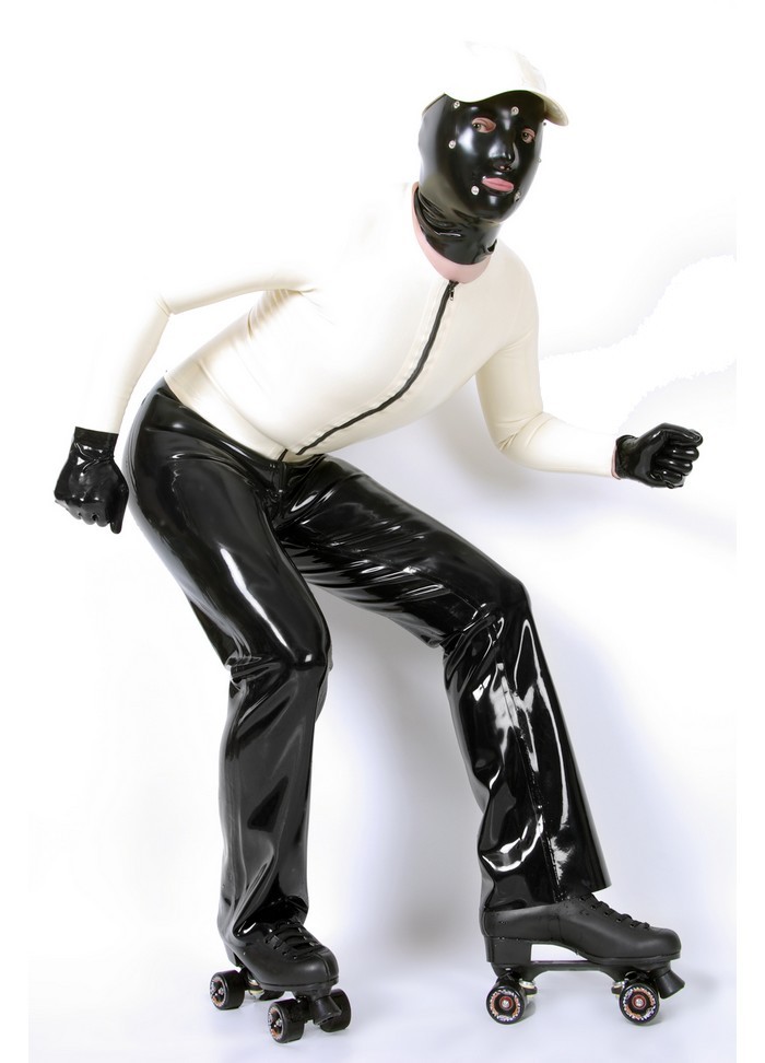 Latexa 3117 Pantalon latex noir  Jeans homme