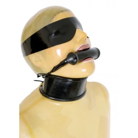 Latexa 3095 Collier minerve latex noir