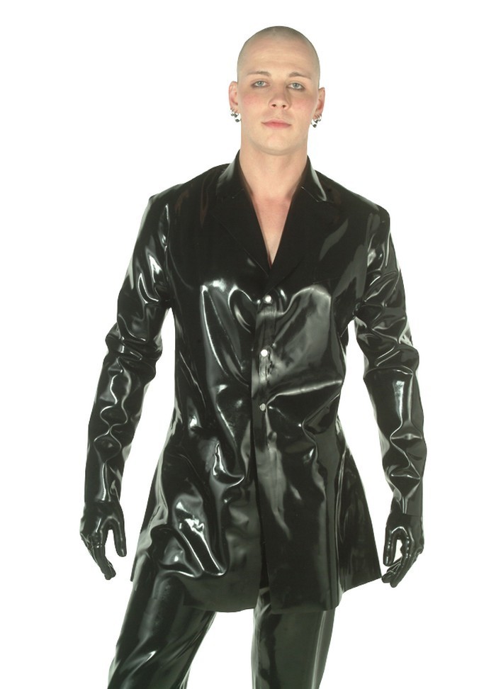 Latexa 3131 Veste latex homme  noir