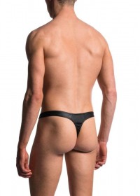 ManStore M104-String homme Poppers Click noir dos