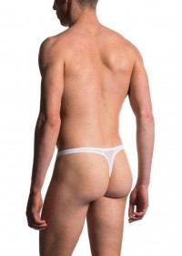 ManStore M101-String homme bungee blanc dos