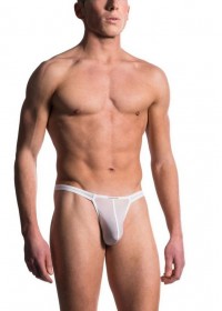 ManStore M101-String homme bungee blanc