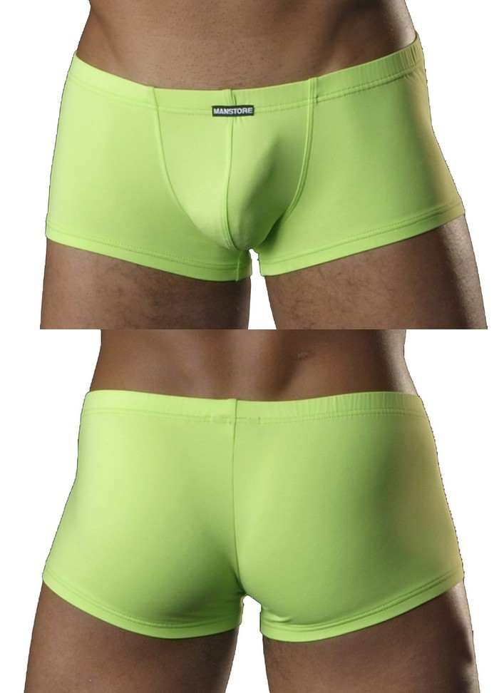 Manstore M200-Boxer homme Mini Pants  vert clair