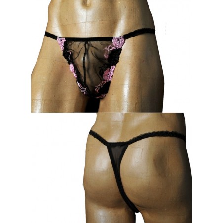 FoliesbyRenaud String homme travesti dentelle Rachel