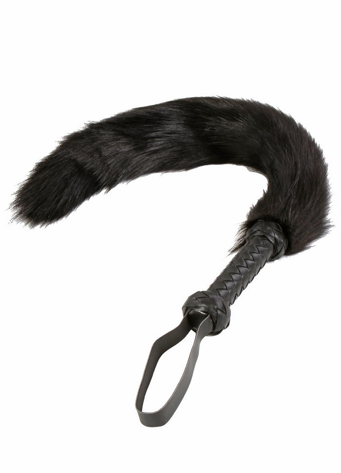 Spazm Martinet en fourrure noir - 60 cm