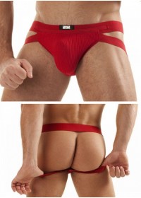 Barcode Jock Strap Anton Swim rouge