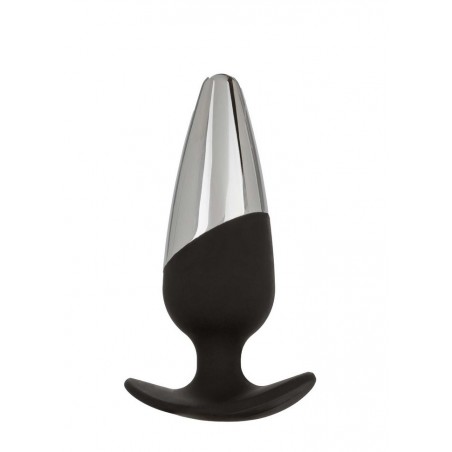 Plug anal métal & silicone Executive Plug