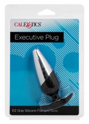 Plug anal métal & silicone Executive Plug pack