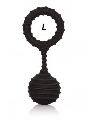 Cockring anneau avec poids de 110gr noir large