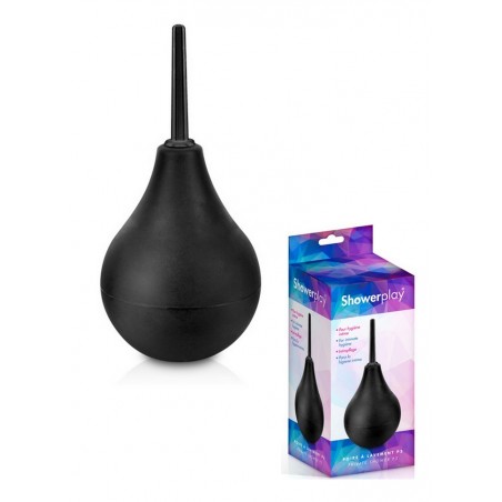 Poire à lavement Showerplay P3 - 224 ml noir