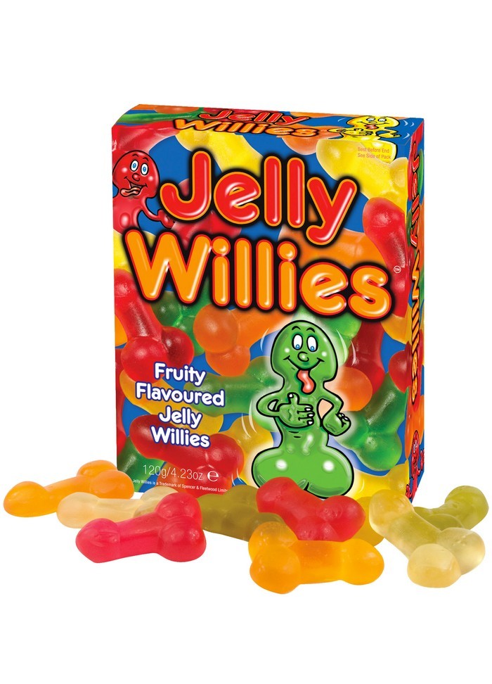 Bonbons forme Zizi multicolors Jelly Willies