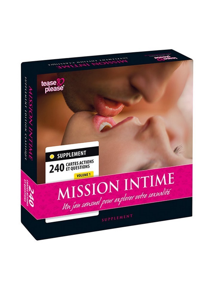 Jeu érotique pour couple mission intime pack de cartes supplémentaire