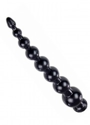 Gros et long ode Anal Boules Adder Beads vinyls noir