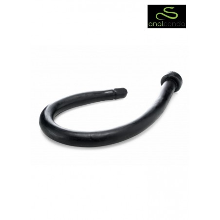Analconda  Gode anal percé Cobra Spitting noir L80 cm