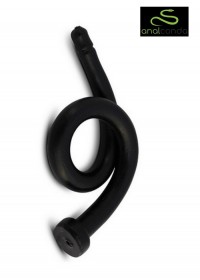 Analconda  Gode anal percé Cobra Spitting  L80 cm noir