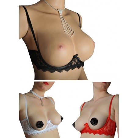 Soutien gorge sexy pour femme sans bonnets avec armatures sophie libertine vannes