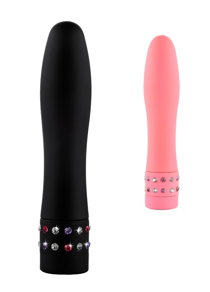 Mini vibromasseur clitoris Smart Shine  rose-noir