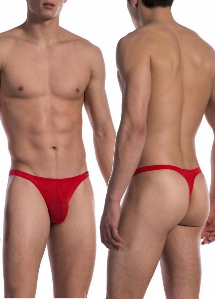 OlafBenz 1201-String homme Riostring rouge recto verso