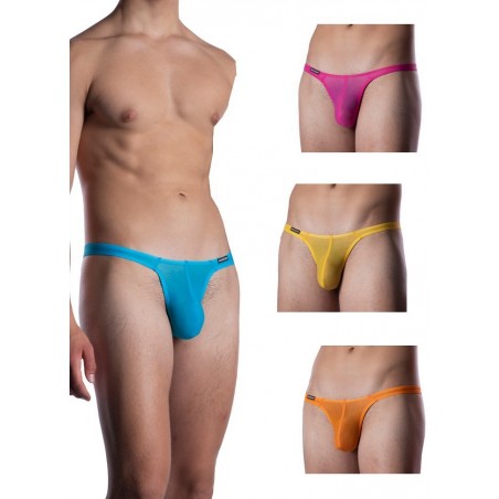 ManStore M800 String homme Tower  bleu-rsoe-orange-jaune