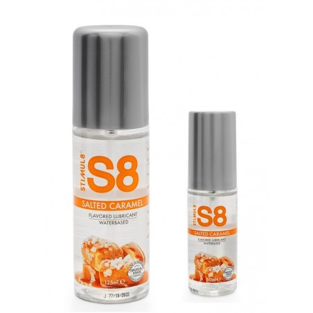 Lubrifiant eau comestible WB Flavored Lube gout Caramel 125 & 50ml