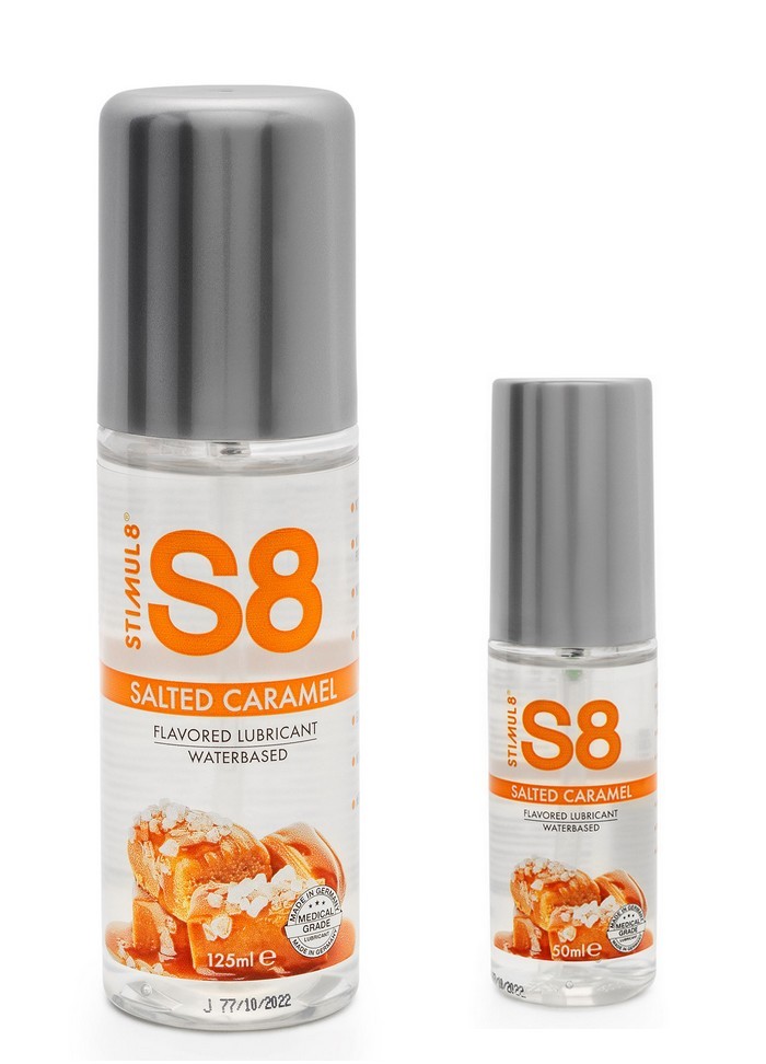 Lubrifiant eau comestible WB Flavored Lube gout Caramel 125 & 50ml