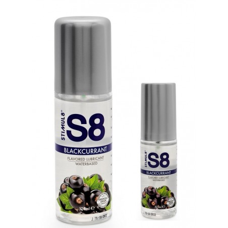 Lubrifiant eau comestible WB Flavored Lube gout Cassis125 & 50ml