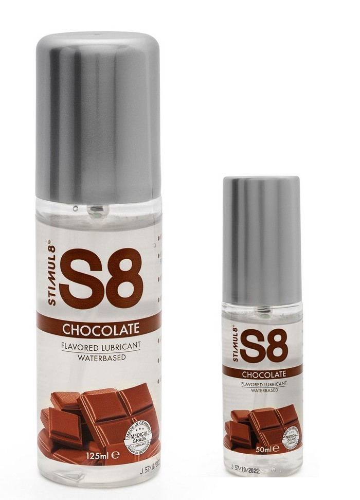 S8 Lubrifiant eau WB Flavored Lube arome Chocolat 125 & 50ml