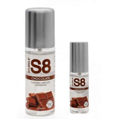 S8 Lubrifiant eau WB Flavored Lube arome Chocolat 125 & 50ml