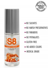 Lubrifiant eau comestible gout Caramel WB Flavored Lube 50ml