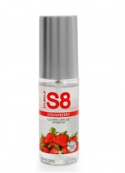 S8 Lubrifiant eau comestible WB Flavored Lube gout Fraise 50ml