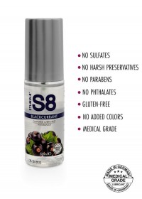S8 Lubrifiant eau comestible cassis WB Flavored Lube  50ml