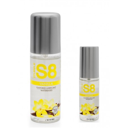 S8 Lubrifiant eau comestible Vanille WB Flavored Lube 125 & 50ml