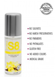 S8 Lubrifiant eau comestible Vanille WB Flavored Lube -50ml