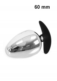 Plug anal metal Big-S Handle Poignée - Diamètre 6 cm