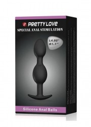 PrettyLove Boules geisha anales doubles noir Ø 3.3 sophielibertine