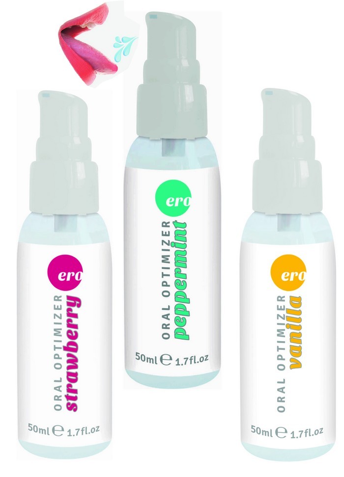 Spray pour Fellation Oral Optimizer Blowjob Gel vanille-fraise-menthe
