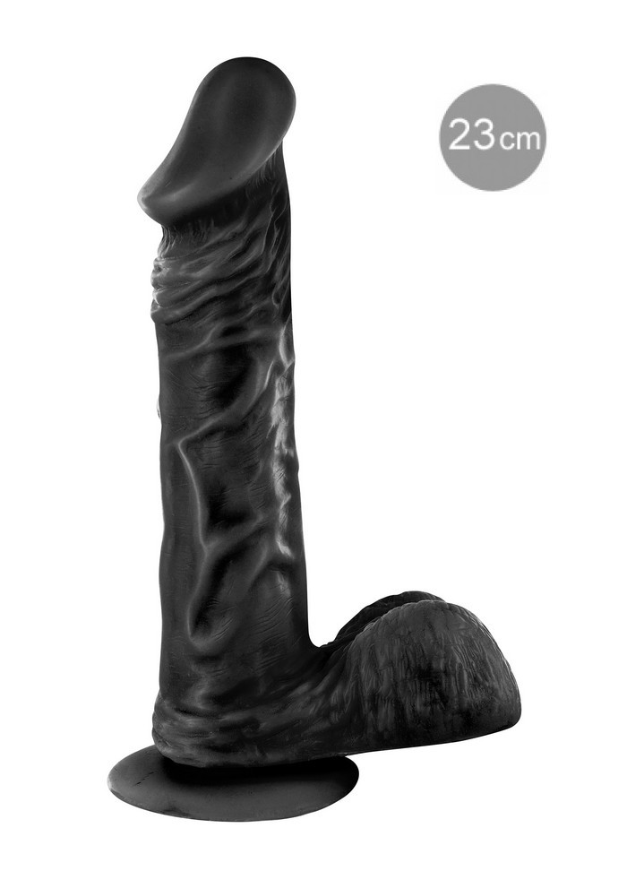 Gode ventouse -noir sophie libertine 23 cm