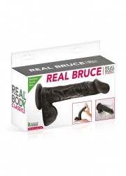 RealBody Bruce Gode ventouse noir sophie libertine boite 23 cm