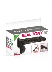 RealBody Tony Gode ventouse réaliste noir sophielibertine