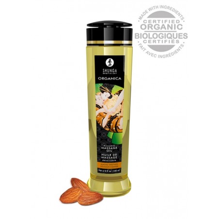 Shunga Huile de massage Bio Organica Amande