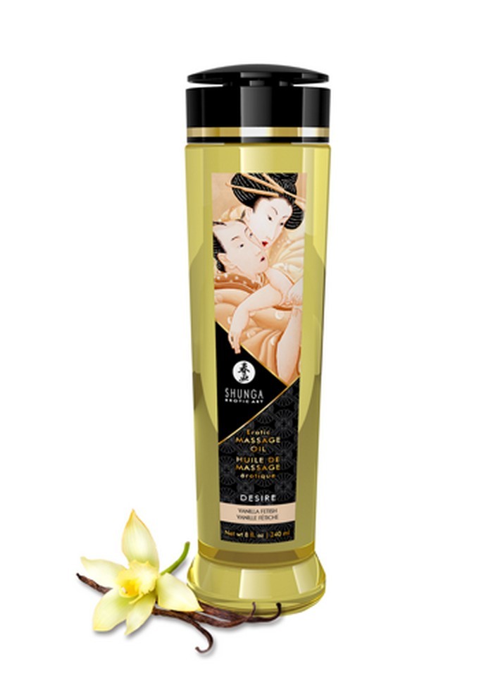 Shunga Huile de massage Désire Vanille