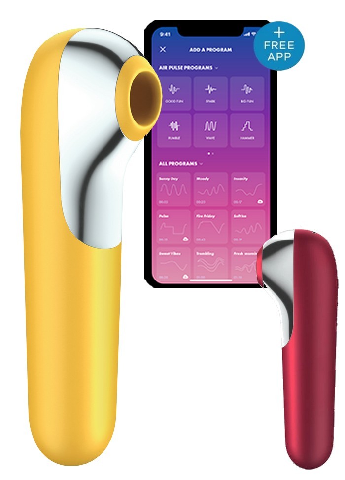 Satisfyer Dual Love Stimulateur clitoris Vibrant Rechargeable-Connecté