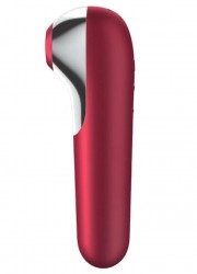 Satisfyer Dual Love Stimulateur clitoris Vibrant Rechargeable-Connecté bordeaux sophie libertine