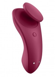 Stimulateur clitoris Vibrant de culotte Rechargeable-Connecté-Satisfyer Secret Panty