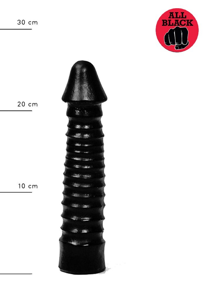AllBlack-Gode anal Bernhard noir L 26cm Ø 6 cm sophie libertine